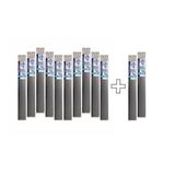NORTH PLAS PLASTİK KAYNAK ELEKTROT - ABS DAR SİYAH 10+2 PAKET
