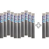 NORTH PLAS PLASTİK KAYNAK ELEKTROT - ABS GENİŞ SİYAH 10+2 PAKET
