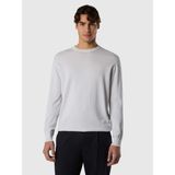 North Sails North Tech Regular Fit %100 Organik Pima Pamuk Erkek Bisiklet Yaka Kazak - 0-Gri - 2XL