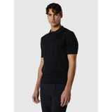 North Sails North Tech Regular Fit Kısa Kollu %100 Organik Pima Pamuk Erkek Polo Yaka Tişört - 3XL - Siyah