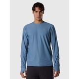 North Sails Ocean Active Regular Fit Uzun Kollu Uv Korumalı Erkek Bisiklet Yaka Tişört - 2XL - Açık Mavi Melanj
