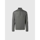North Sails Yarım Fermuarlı Yün Erkek Triko Kazak - 0-Gri - 3XL