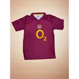 North Stand Arsenal Retro Nostaljik Polo Yaka Forma Tişört - Bordo