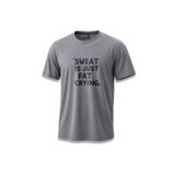 North Whiskers Sweat Is Just Fat Crying Baskılı Spor Tişört, Dry Touch Nefes Alabilir Koşu Tişörtü