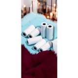 NorthAK 7 Adet Mini Yazıcı Termal Kâğıt Beyaz 56mm - Mini Yazıcı Rulosu Beyaz Termal Kâğıdı