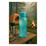 Northcity 1 Litre Turkuaz Sporcu Matara & Su Şişesi - Okul, Ofis ve Spor Için Estetik Çözüm - 1 lt - 00-Siyah