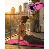 Northcity 10mm Egzersiz Matı - Pilates ve Yoga İçin Kaymaz, Konforlu ve Hijyenik Spor Malzemesi