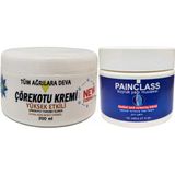 Northcity 2 Adet Çörek Otu Kremi Xl Box Büyük Boy White 200 Ml + 150 Ml Painclass Kuyruk Yağı Kremi / Diz Dirsek Iskelet Sırt Bel Kas Agrilarina Masaj Seti