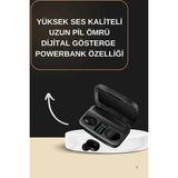 Northcity 2025 Yeni Model Bluetooth Tws Kulaklık - 5.0 Bluetooth Stereo Ses, 1800MAH Şarj Kutusu - Beyaz - Northcity A10s TWS Kulaklık