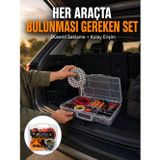 Northcity 27 Parça Oto Güvenlik ve Bakım Seti - Şeffaf Taşıma Kutulu Araç Ekipmanı