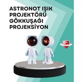 Northcity 360° Ayarlanabilir Başlıklı Astronot Gece Lambası - Gün Batımı Projektörlü Dekoratif Işık