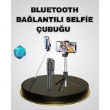 Northcity 360° Dönen Bluetooth Selfie Çubuğu - Kablosuz Hafif ve Profesyonel Çekim Kiti