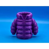 Northcity 3D Baskı Şişme Mont Kalemlik - Masaüstü Organizer-Mor