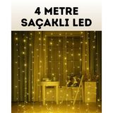 Northcity 4 Metre Şelale Perde Led Işık | Dış Mekan İç Mekan Uyumlu ve Enerji Tasarruflu Modern Dekorasyon