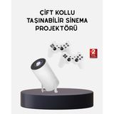 Northcity 4K Kablosuz Projeksiyon Cihazı - Ev Sineması, Oyun ve Sunum İçin Gelişmiş HDMI/USB Desteği