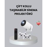 Northcity 4K Wi-Fi 6 Kablosuz Projeksiyon Cihazı – 10.000+ Oyun Desteği ve Ev Sinema Deneyimi