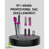 Northcity 5 In 1 Saç Şekillendirme Makinesi - Hızlı Kuruma, Düzleştirici, Bukle Yapıcı, Dalga Yapıcı ve Hacim Verici - Salon Kalitesi - Siyah