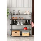 Northcity 5 Katlı Metal Ayakkabılık Siyah