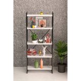 Northcity 5 Raflı Metal Kitaplık Beyaz 180 Cm