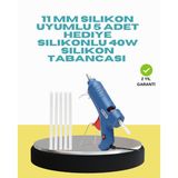 Northcity 5 Silikon Hediyeli 40W Sıcak Silikon Tabancası - Ev ve Hobi Kullanımı İçin Gelişmiş Yapıştırma Aracı