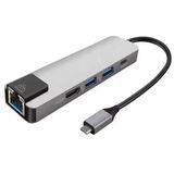 Northcity 5in1 Type-C Hub - 4K HDMI Gigabit Ethernet USB 3.0 Multipad Adaptör
