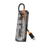 Northcity 6'lı Type-C Çoklayıcı Hub USB 3.0 100W PD 4K HDMI - Transparent
