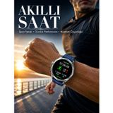 Northcity Akıllı Saat: 3 Değiştirilebilir Kordonlu, Su Geçirmez Bluetooth Modeli ve AMOLED Ekran