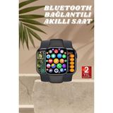 Northcity Akıllı Saat Nabız Ölçer, Gps ve Nfc Destekli - Tema Değiştirme, Kalori Hesaplama - 41 - 45 mm - Siyah
