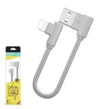 Northcity Ally iPhone Lightning Eğik Başlı Halat USB Kablo 20cm - Hızlı Şarj ve Dayanıklı Tasarım