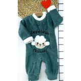 Northcity Annesinin Kuzusu Kuzu Tüylü Çıtçıtlı Bebek Tulumu 3-6-9-12 Ay - Anti-Allerjik Kumaş ve Çima Dikişli