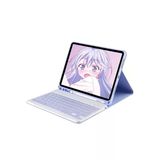 Northcity Apple İpad Pro 11 (2024) Kılıf Kc01 Smart Klavyeli Tablet Kılıfı - Lila