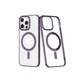 Northcity Apple İphone 13 Pro Uyumlu Kılıf Element Magneticsafe Sert Kapak - Derin Mor
