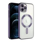 Northcity Apple İphone 13 Pro Uyumlu Kılıf Kross Magneticsafe Kapak - Mor