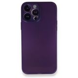 Northcity Apple İphone 14 Pro Max Uyumlu Kılıf Pp Ultra İnce Kapak - Mor