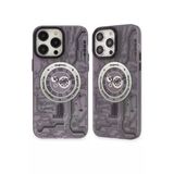 Northcity Apple İphone 14 Pro Uyumlu Kılıf Apollo Magneticsafe Desenli Kapak - Apollo Mor - 5