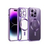 Northcity Apple İphone 14 Pro Uyumlu Kılıf Kross Magneticsafe Kapak - Mor