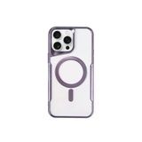 Northcity Apple İphone 15 Pro Max Uyumlu Kılıf Boyi Magsafe Silikon Kapak - Derin Mor