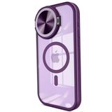 Northcity Apple İphone 15 Pro Uyumlu Kılıf Teleskop Lens Magsafe Silikon Kapak - Derin Mor