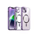 Northcity Apple İphone 15 Uyumlu Kılıf Kross Magneticsafe Kapak - Mor