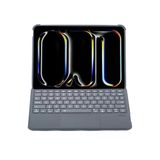 Northcity Apple T5504d İpad Pro 11 (2024) Kılıf Palermo Ledli Klavyeli Standlı Tablet Kılıfı - Siyah