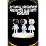 Northcity Astronot Gün Batımı Projektör Lambası - Dekoratif Masa Aydınlatması ve USB Şarjlı Masa Lambası