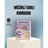 Northcity ATM Görünümlü Işıklı Sesli Şifreli Kumbara - Otomatik Para Çeken Mor