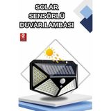 Northcity Bahçe Lambası - Sensörlü Suya Dayanıklı 100 LED Güneş Enerjili Aydınlatma - Sensörlü Bahçe Lambası