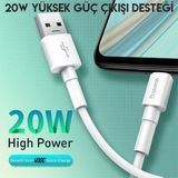 Northcity Baseus Mini White Micro USB 4A Oppo Vıvo Dash USB Şarj Kablosu 0.5cm - Beyaz