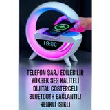 Northcity Bluetooth Hoparlör Dijital Göstergeli Wireless Şarj Rgb Işıklı - Kablosuz Ses ve Çok Fonksiyonlu Hoparlör