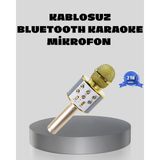 Northcity Bluetooth Karaoke Mikrofonu - Şarjlı Uzun Pil Ömürlü Çok Fonksiyonlu