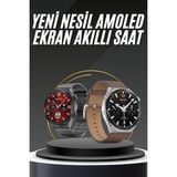 Northcity Çağrı Cevaplama Sesli Asistan Çoklu Dil Desteği 5.0 Bluetooth Akıllı Saat - Patlamaya Dayanıklı Cam, Uzun Pil Ömrü - 41 - 45 mm - Siyah
