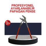 Northcity Çelik Papağan Pense - Ergonomik Yalıtımlı ve Çok Amaçlı Su Tesisatı ve Otomotiv İçin