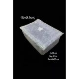 Northcity Çeyizlik Büyük Tek Hurç Çiçekli, Kadife Tek Hurç Çeyizlik Dantelli Hurç, Gri Büyük Boy Hurç