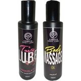 Northcity Cobeco Chocolate Tasty Lube&body Massage Oil Çikolata Aromalı 100ML ve Vücut Masaj Yağı 100ML - Ahşap Rengi